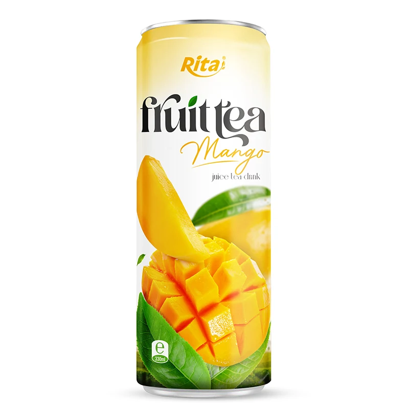 Manufacturer in Vietnam 330ml Can Juice with Pulp with Mango Flavor Free Sample OEM/ ODM