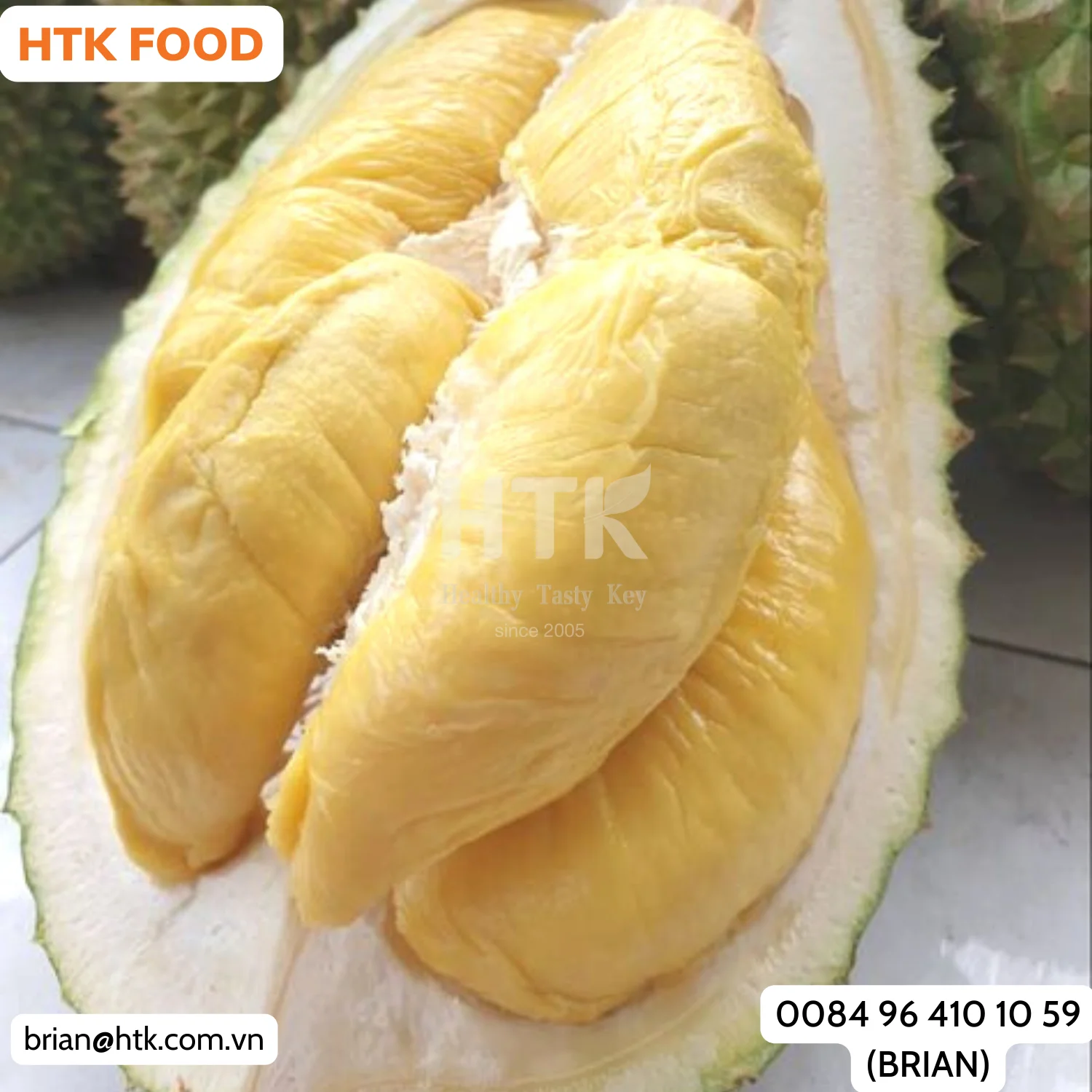 BEST SELLER FROZEN IQF DURIAN RI6 MONTHONG Made In Vietnam from HTK FOOD for Food & Beverage