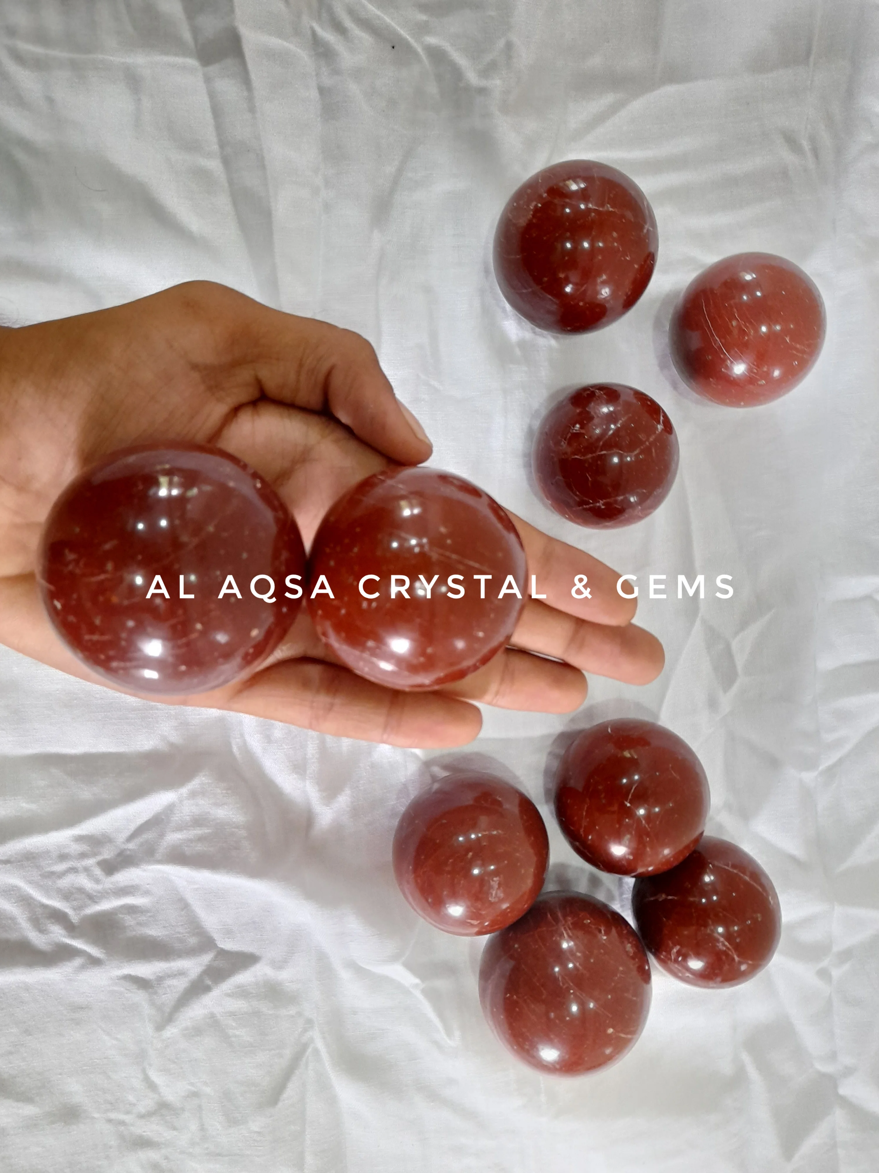 Natural Red Jasper Sphere  Ball Polished Sphere Aura Healing Red Jasper Crystal Ball Red Jasper Quartz Ball