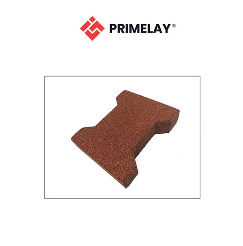 Malaysia Origin Supplier of Easy Interlocking Design Slip-Resistant Dogbone Rubber Paver for Pool Decks and Patios