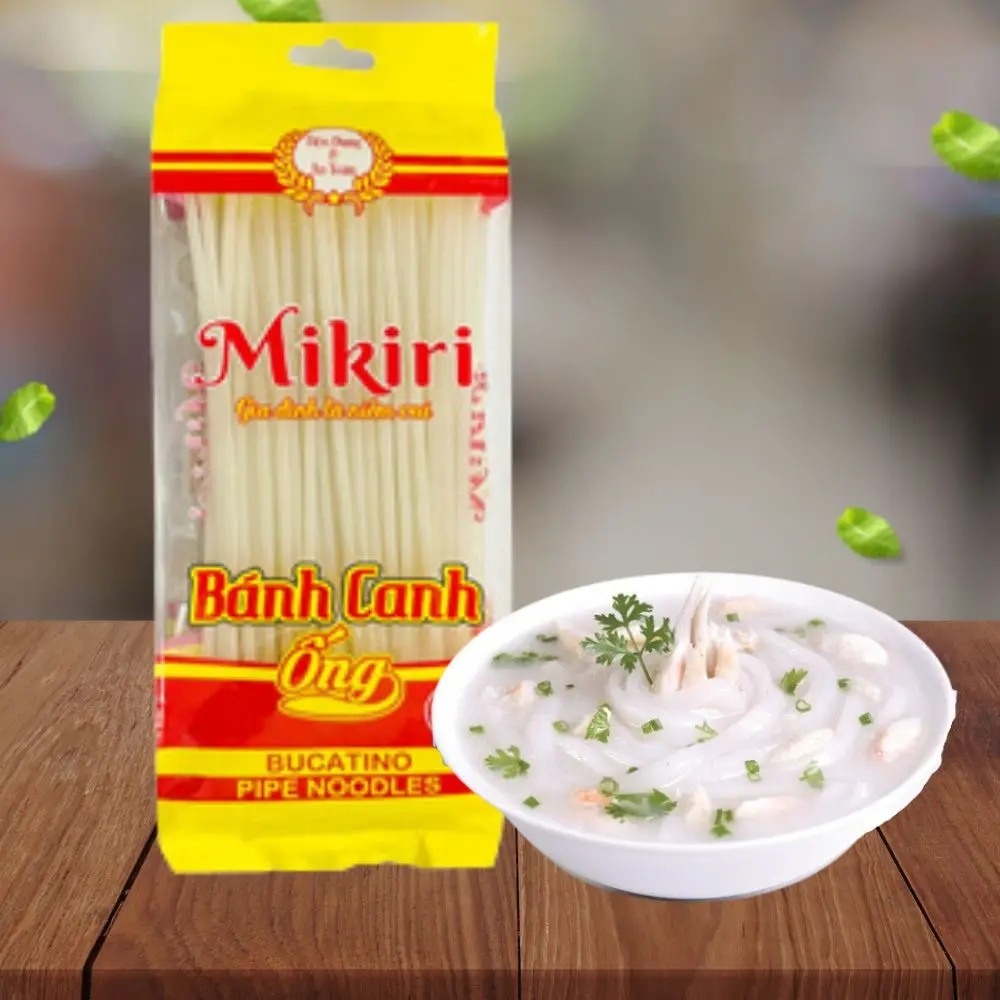 High quality Rice noodle Dried gluten free organic buacatino pipe noodles from Viet Nam Best Price 300 gram package - Mikiri