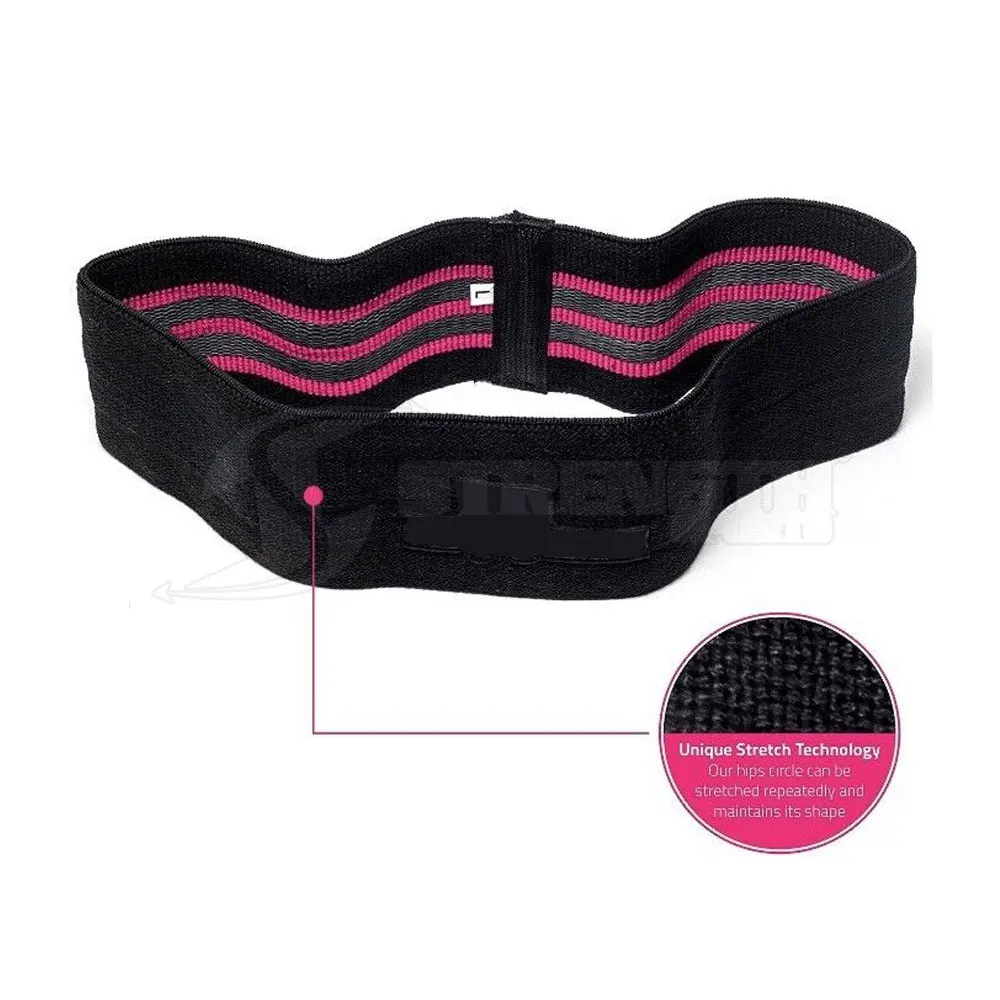 Fitness Gear Colorful Elastic Hip Circle Band 100% High quality Custom Logo Gym Hip Circle Band Custom Branded