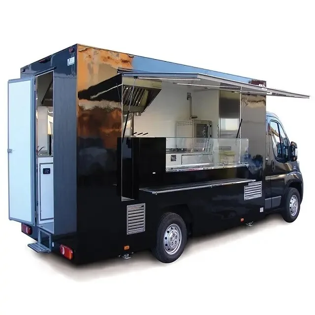 The factory deal price mobile food trucks/petrol food truck/commercial kitchen food truck for sale