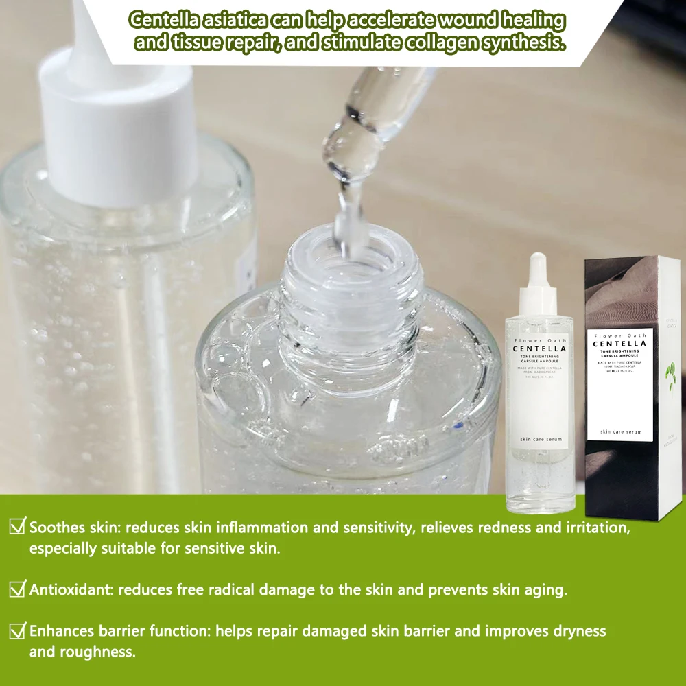 facial dark spot skin care essence,vitamin C face retinol removing acnerice,South Korea 7% snail Centella asiatica repair serum