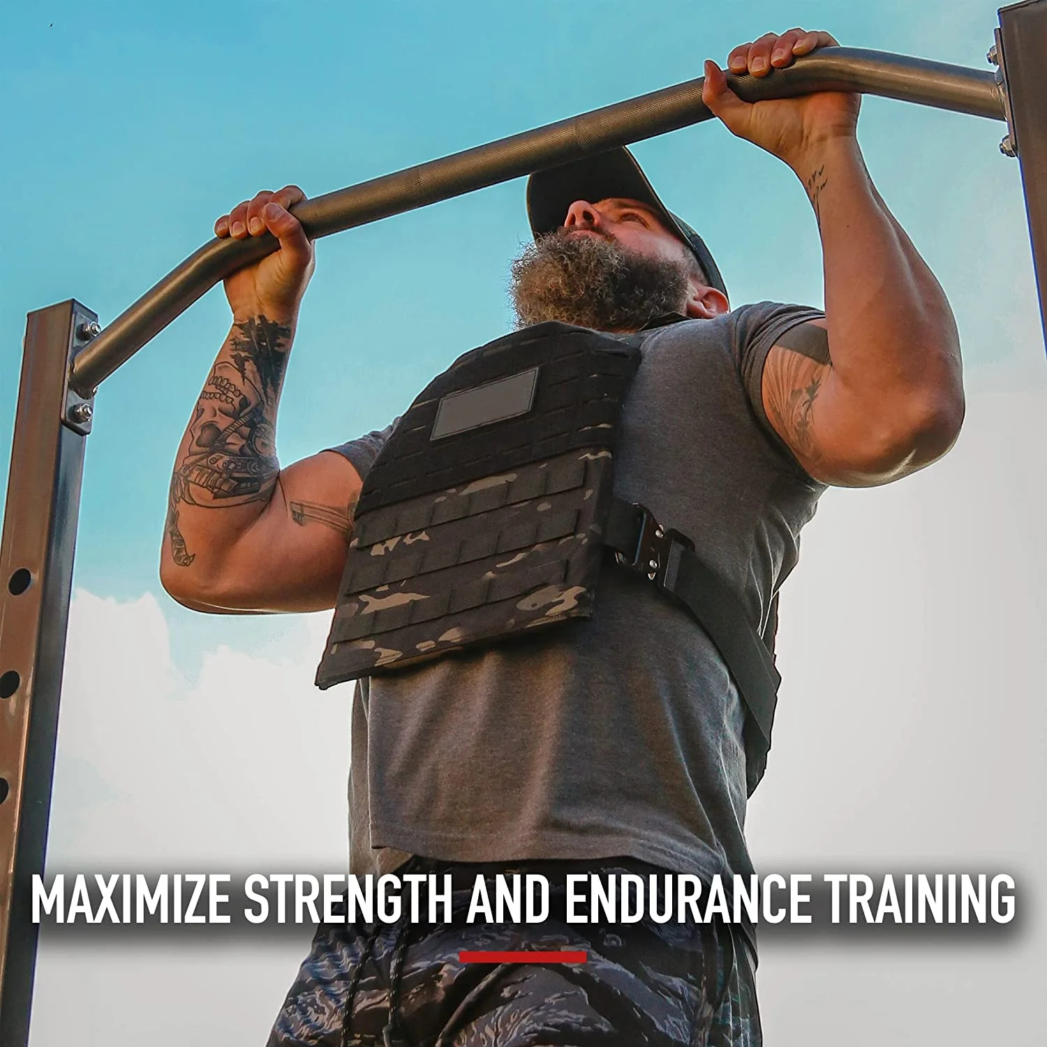 Custom Made Quick Release Weighted Vest for Men Workout Strength Training Gym Fitness Weighted Vest