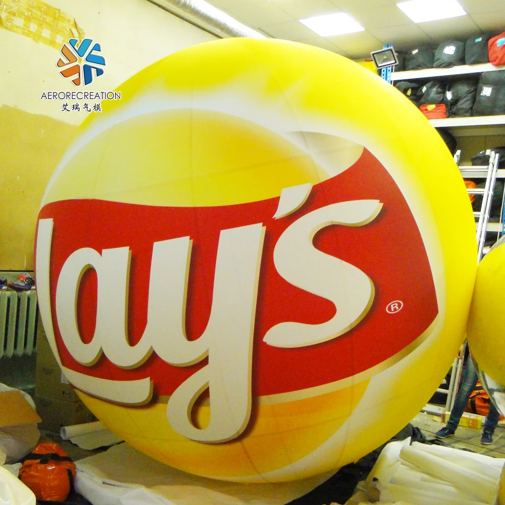 Customized Giant Inflatable Helium Balloon World Game Decoration Light Advertising Inflatable Helium Parade Floats