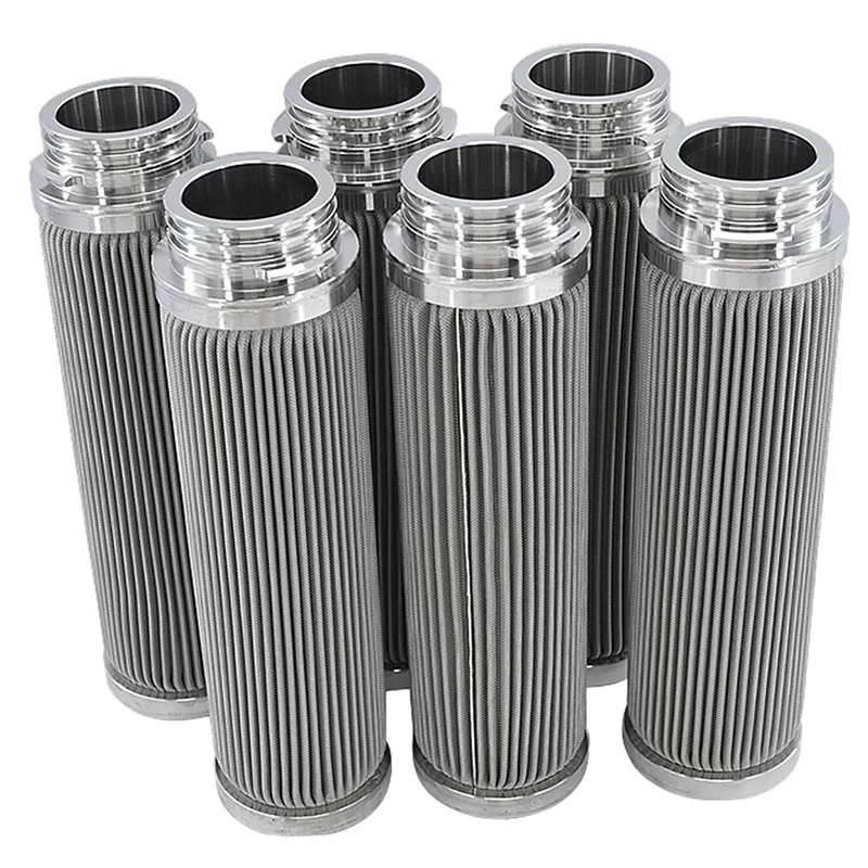 Customized Metal SS Stainless Steel Pleated Filter / Strainer - Cartridge Tube Housing - Element For Treatment Filtration