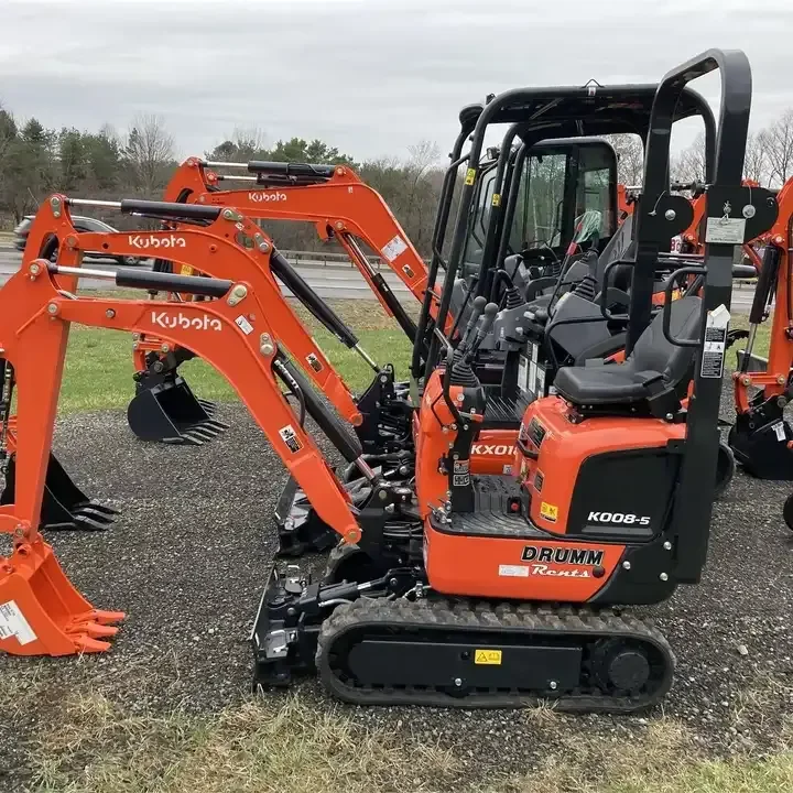 Мини-экскаватор компактные экскаваторы Kubota K008-5 мини-K008-3 трактора kubota на продажу