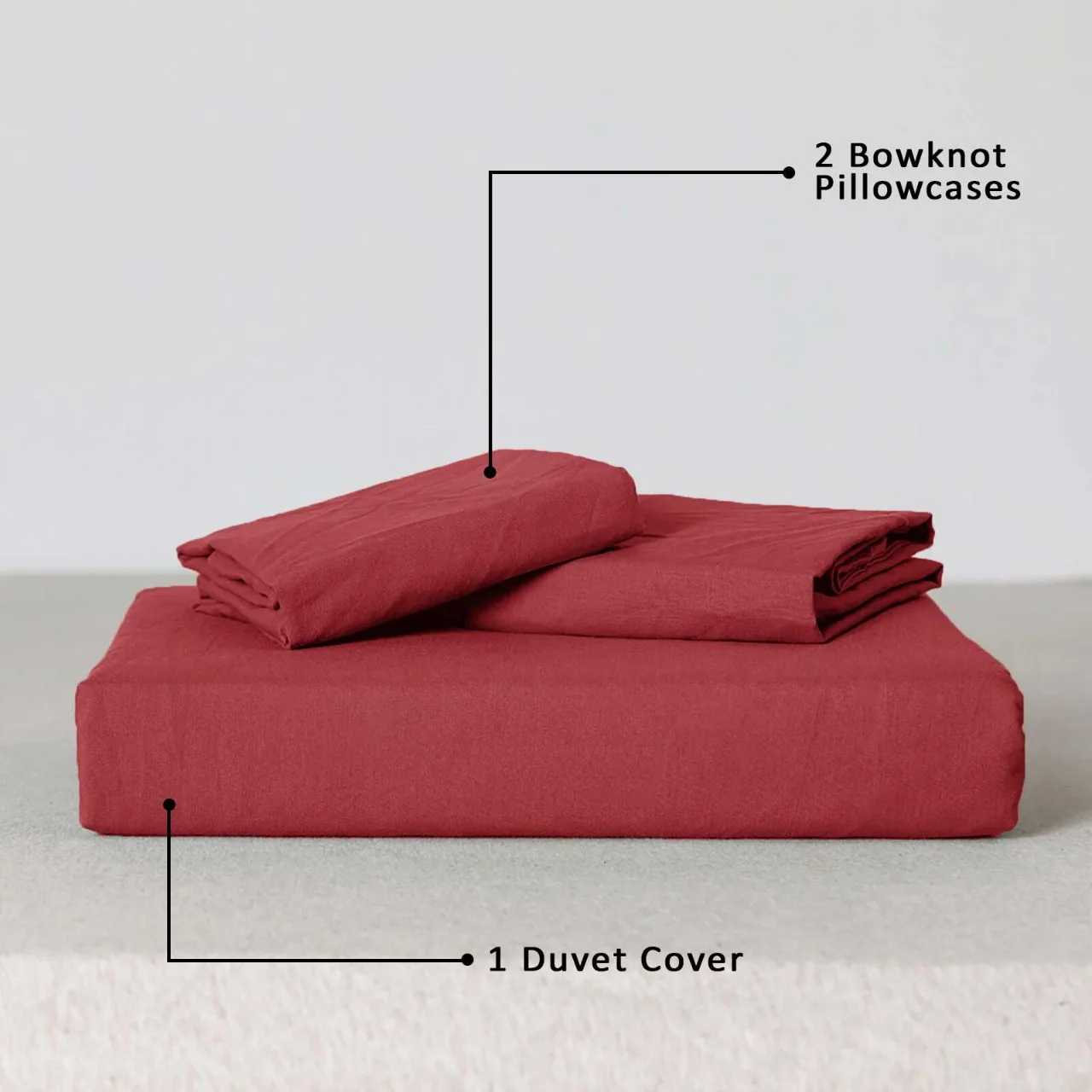 New Design Luxury Design Knotted Burgundy Style Bedding Duvet Cover Sets Microfiber Bedding  with Pillow Cover Whole Sale