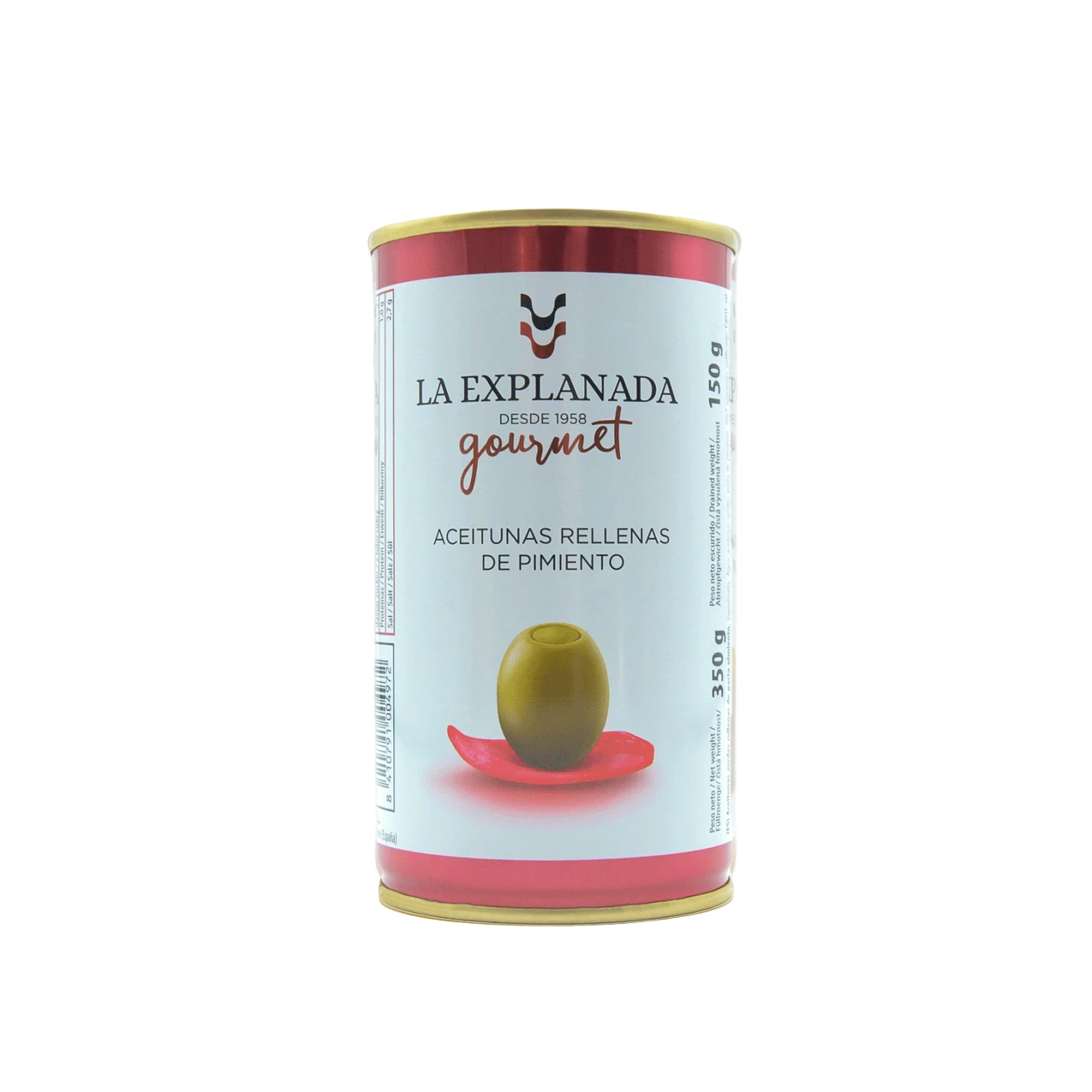 Испанские высококачественные вкусные зеленые оливки 12 унций, фаршированные перцем, в банках для оптового экспорта