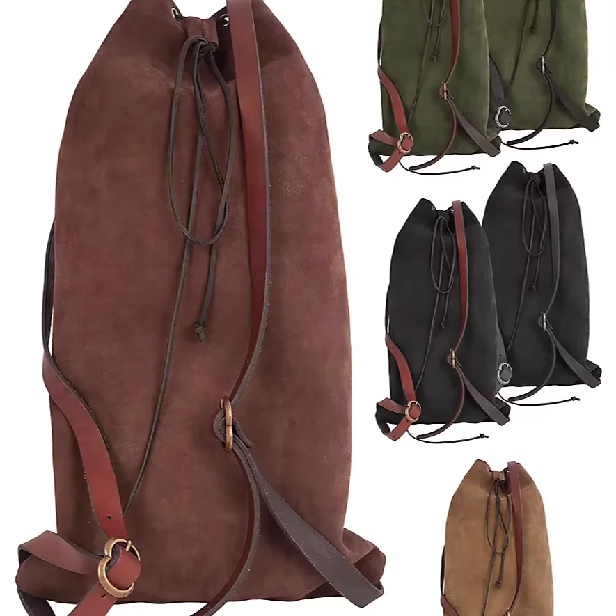 Bag Backpack - Globetrotter A practical leather backpack for hikers and adventurers