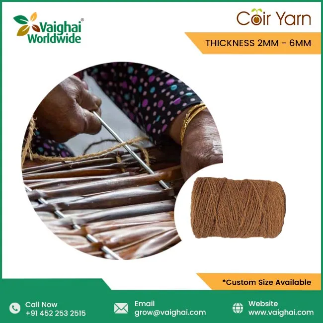 Gro-Med Coir Yarn At Best Price | Buy High Quality Coir Yarn for Your End Use Directly from the Largest Exporters.