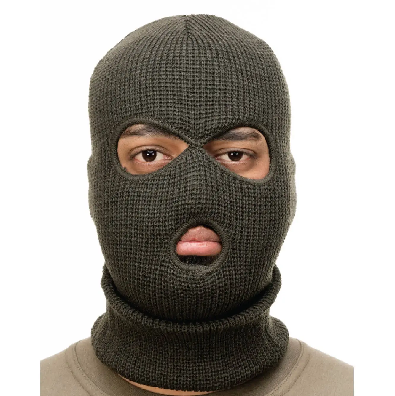 Ultimate Shield: Triple Hole Balaclava - Windproof Thermal Insulated Face Mask for Extreme Weather Conditions & Outdoors