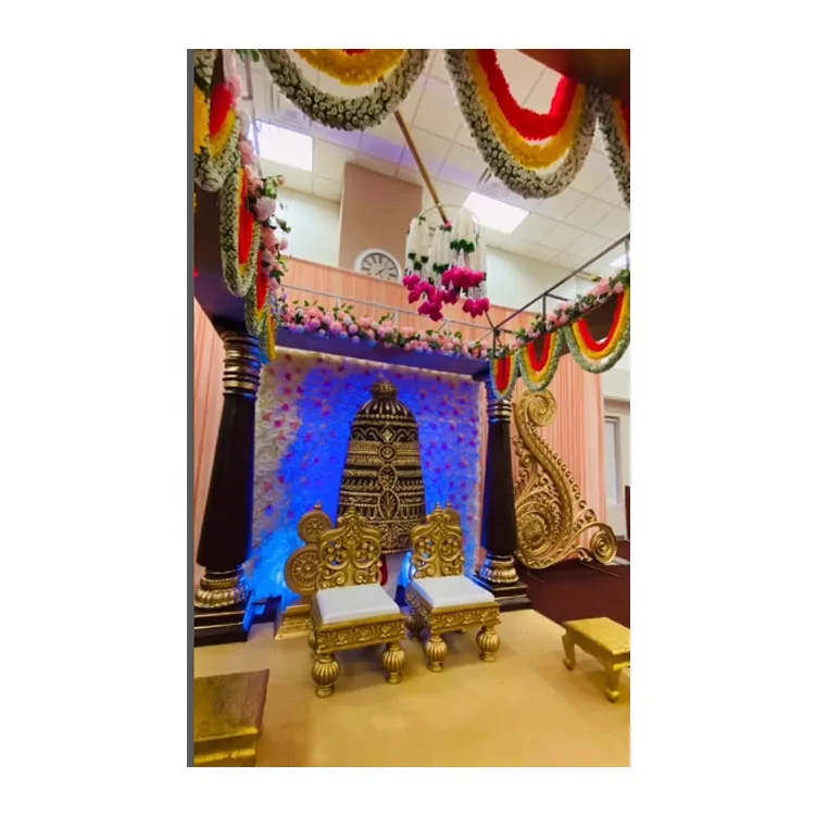 Top Quality Wedding Decorations Supplies Beautiful and Traditional South Indian Style Chetinaad Mandap Set at Best Price