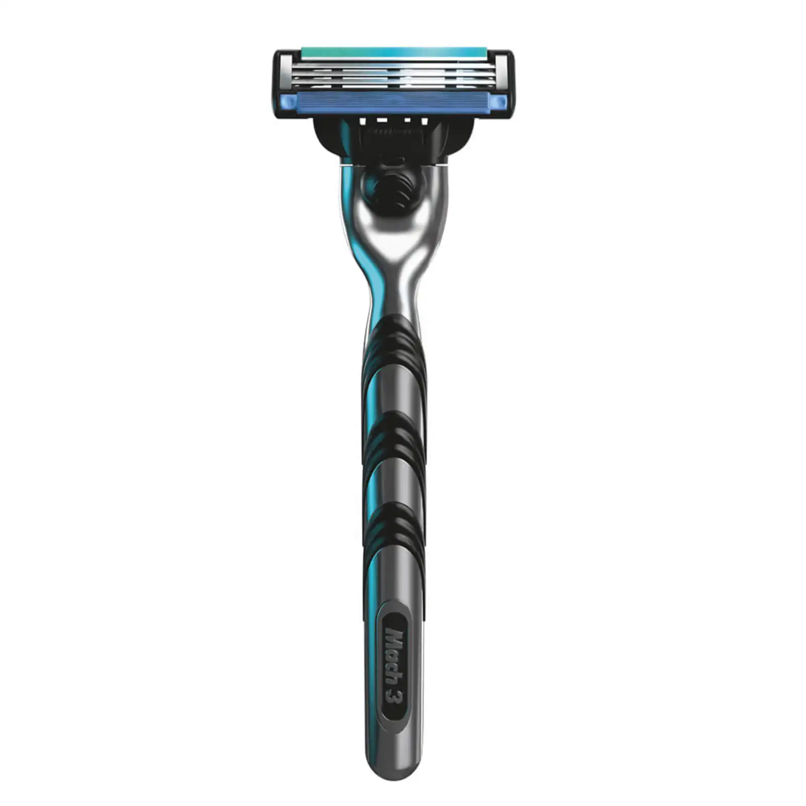 Лучшая Мужская бритва Gillette Mach3 1 ручка бритвы + сменная лезвия очень удобное бритье для лица и тела