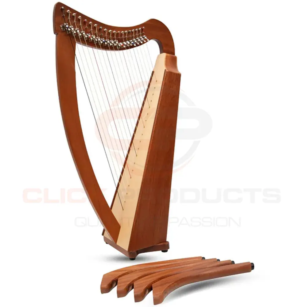 12 Strings Wooden Irish Harp With Long Feet, Latest Design Wood Handmade Irish Harp 12 Strings, Custom Design At Wholesale Price