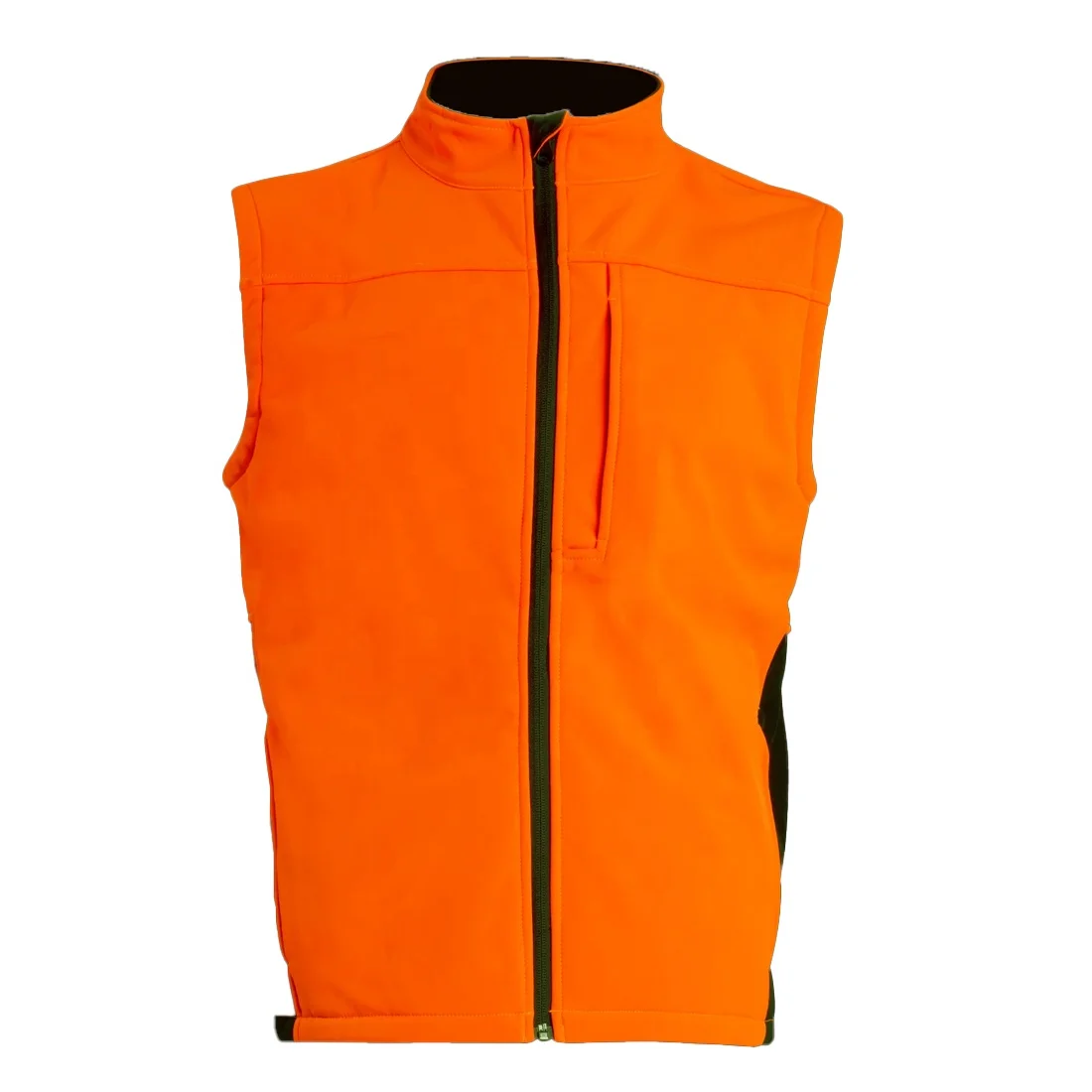 Hunting Vest Orange Blaze Lest Chest Pocket Zipper Closure Hunting Vest Wholesale Supplier Manufacturer Hunting Vest