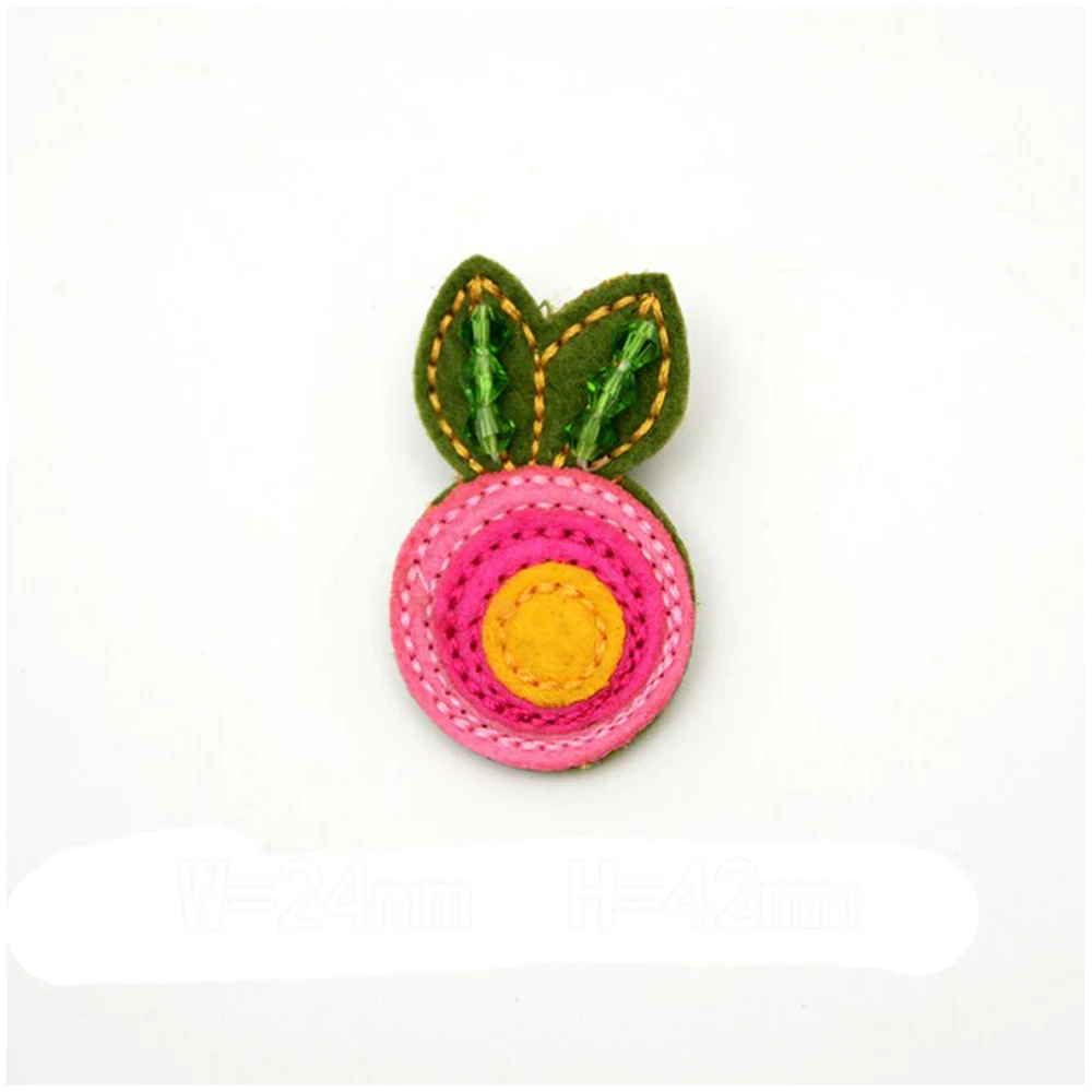 Indian  thread silk Cannetille hand embroidery Elephant patch Badge Brooch Pin Garment bag hat Applique Sewing Accessory