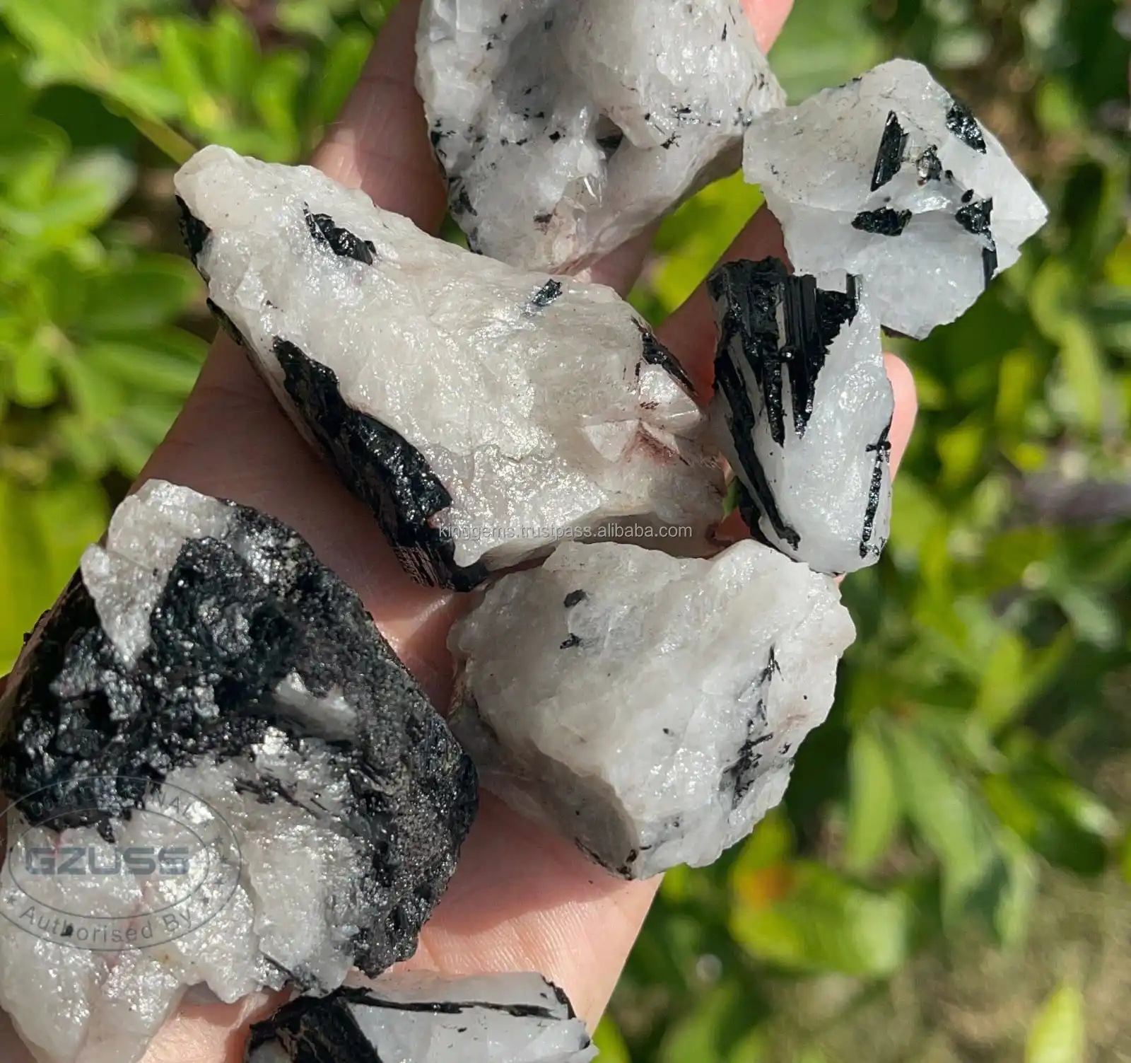 BEST SELLING WHOLESALE NATURAL TOURMALINE WITH QUARTZ ROUGH STONE FOR REIKI HEALING STONE MEDITATION JASPER  RAW TUMBLED STONE