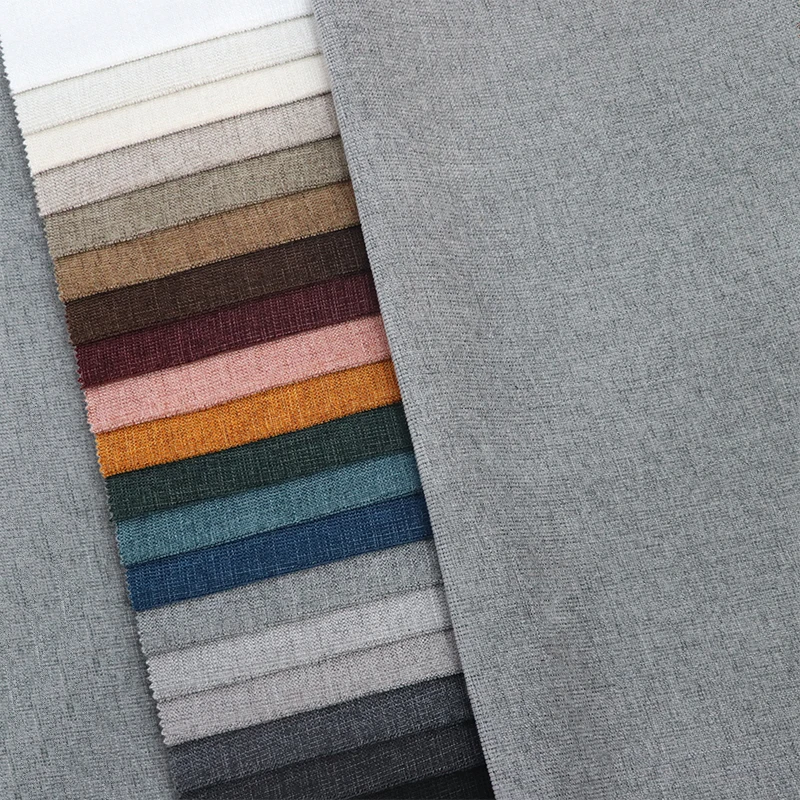 2475 Home Textile Furniture Customized Sofa Chair 360gsm Polyester Waterproof Easy Clean Upholstery Chenille Fabric