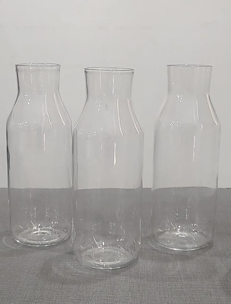 Customizable Borosilicate Glass Decanter for Restaurants Bars Lounges with Personalized Capacities and Branding