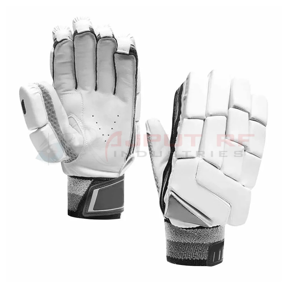 Best Quality Cricket Batting Gloves Leather Made Finger Safety Wear Comfortable Cricket Gloves / Whole Sale Batting Gloves