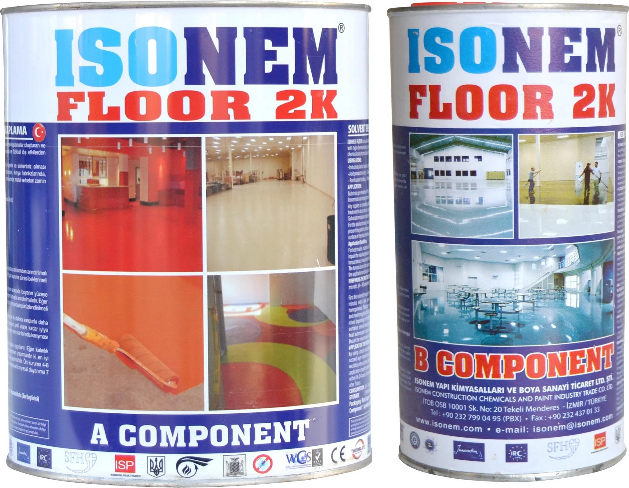ISONEM Waterproof Epoxy Flooring for Indoor Tanks Smooth Wood Finish for Hospitals Schools Offices Factories Malls & Warehouses