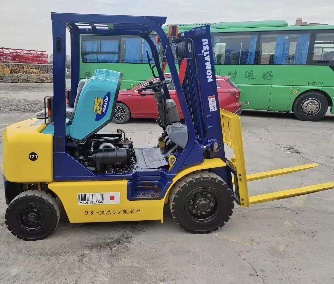 Вилочный погрузчик komatsu б/у Подержанный вилочный Komatsu FD25 FD30 FD50 FD70 2 5 тонный для продажи