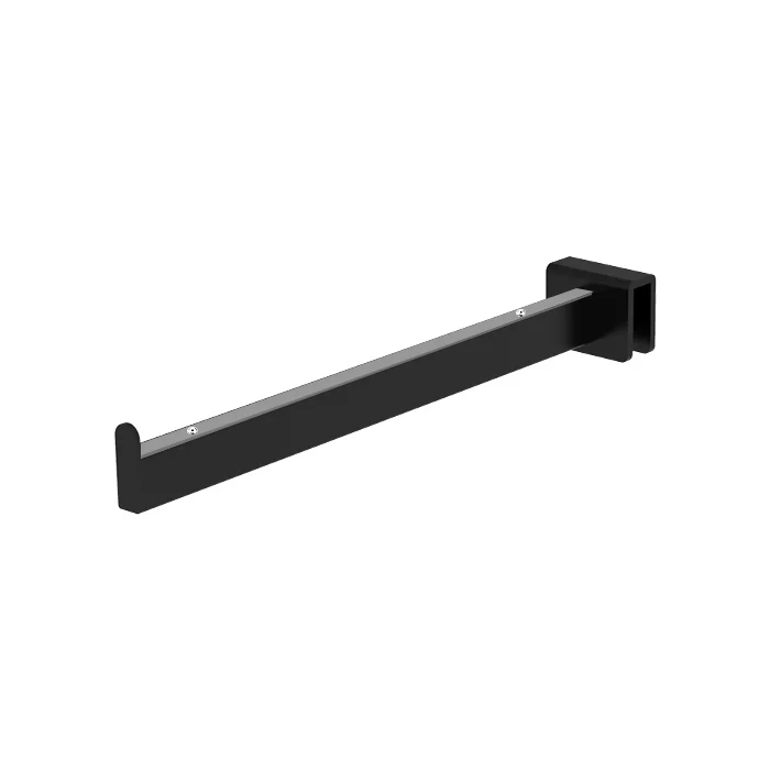 Clothes Hanger Heavy Duty Chrome Hang rail Faceout Bracket Garage Storage Cabinet