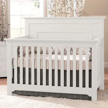 Luxury Baby Furniture Set USA Canada Wood Toddler Bed Dresser Night Table Suitable Price Includes Crib Toddler Rail Extension