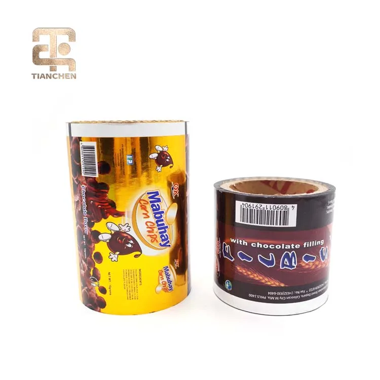 Hot Sale Flexible Snack Food High Quality Cookie Aluminum Foil Laminated Plastic Packaging Roll Film