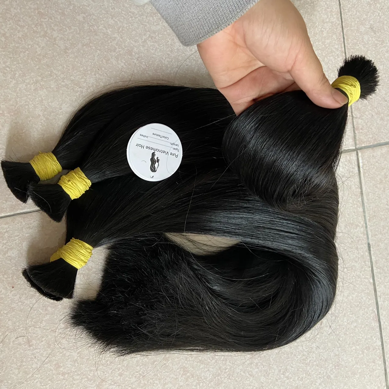 Super soft straight bone hair without tangles