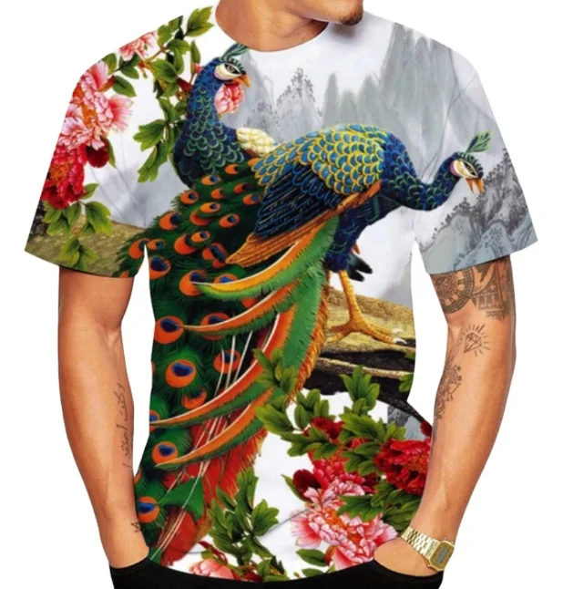 new wholesale high quality Custom 3d embossed print oversized t shirt printing crew neck men t-shirts manufacturers tshirt