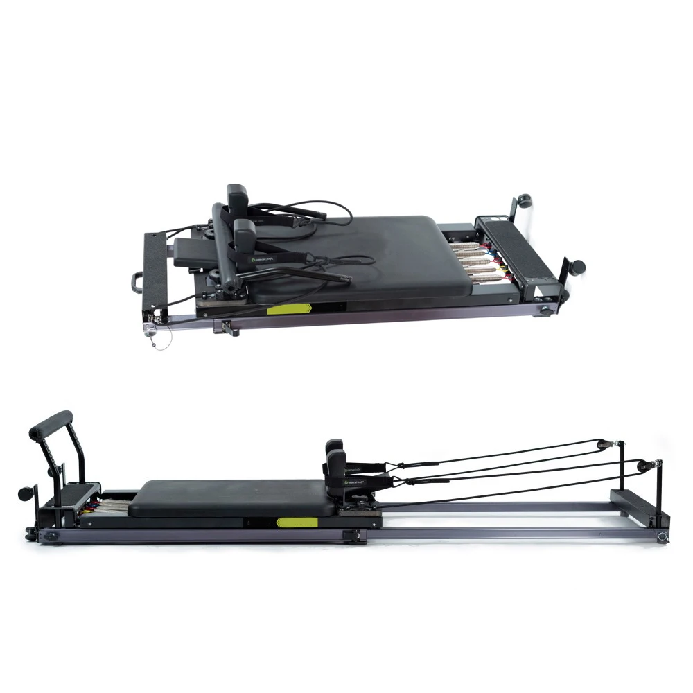 yoga fitness durable portable folding pilates machines telescopic aluminum foldable reformer