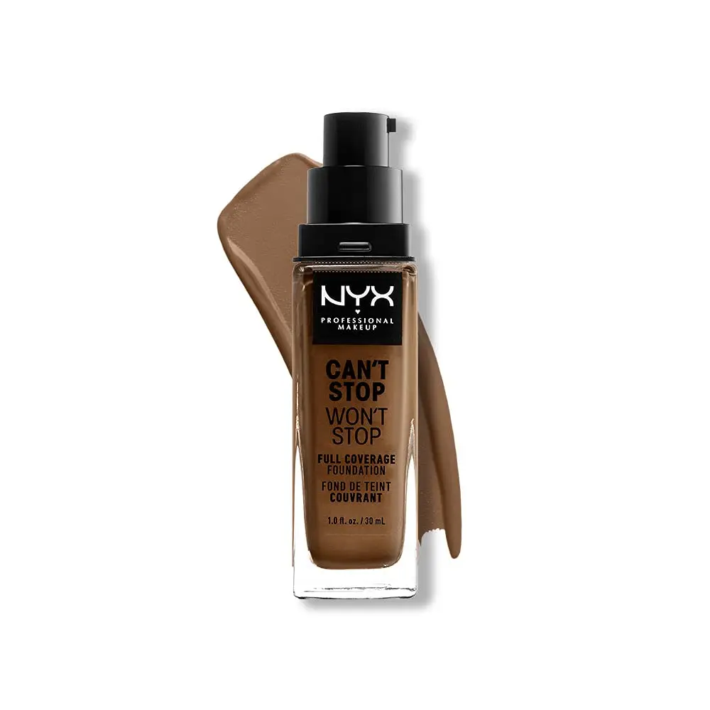 Nyx профессиональный макияж
Тональный крем с полным покрытием # глубокий Соболь 30 мл