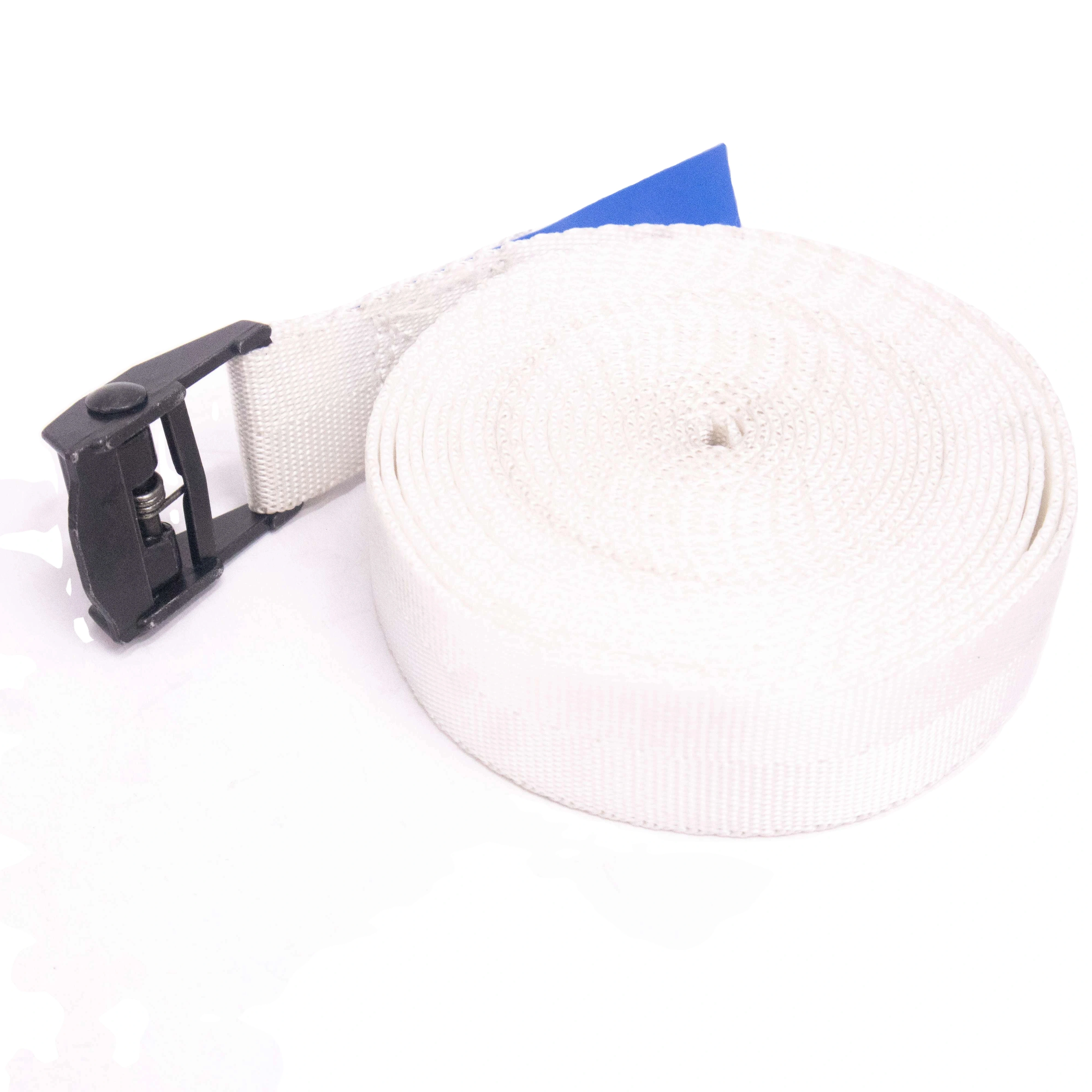 Provina 25mm Black Plastic Lashing Straps with White Wire Cam Buckle Tie down for Cargo Control for Moto - Export to Vietnam