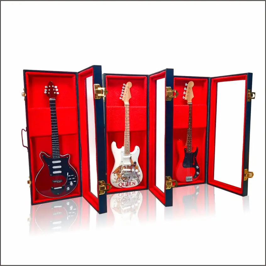 Mini Guitar Replica Famous Band in the World with QUEEN Tribute Merchandise