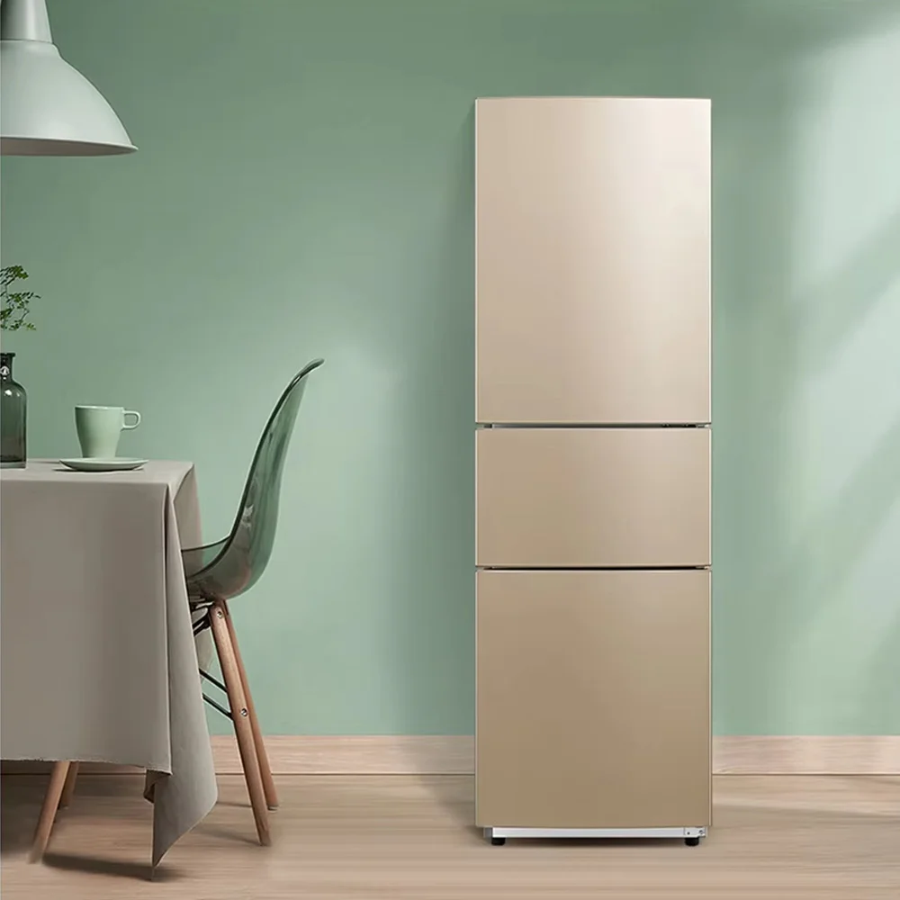 Бытовой трехдверный холодильник с двухчастотным воздушным охлаждением Интеллектуальный без запаха