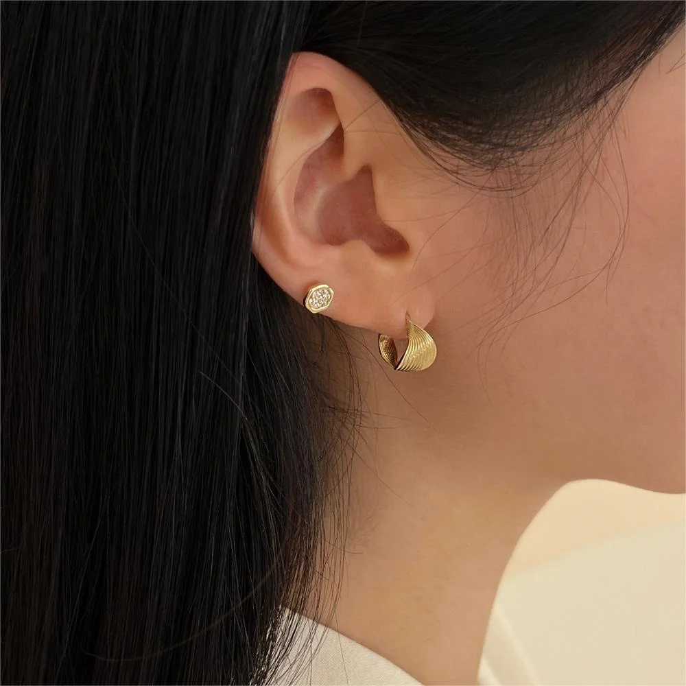 Женские серьги-кольца 925 из серебра