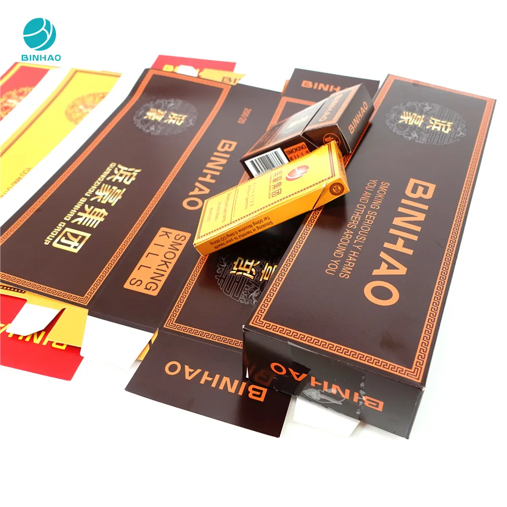 China Tobacco Grade Hlp2 Machine Use Pieces Cigarette Paperboard Cases