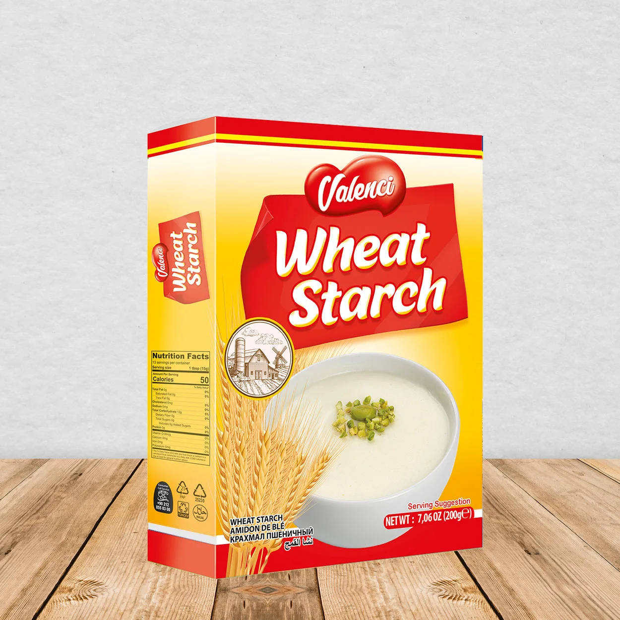 Food ingredient Wheat Starch Powder | 200g | 100 % pure |