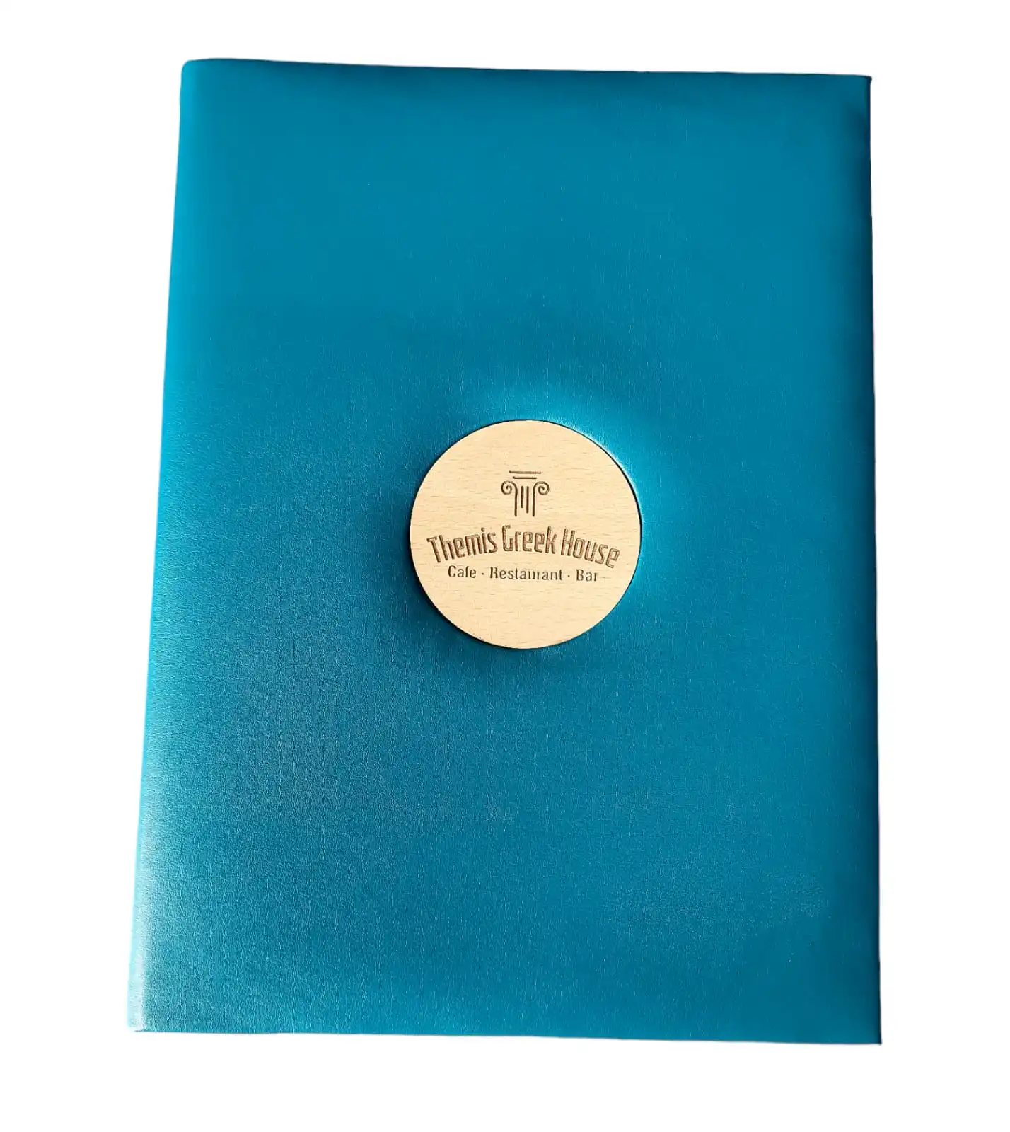 New designs Custom Size Folder Menu cover Denim fabric charcoal Cover For Restaurant 9*12 inch available in cheap price
