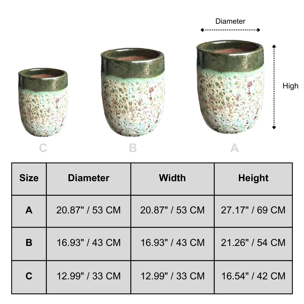 Декоративная керамическая ваза для цветов