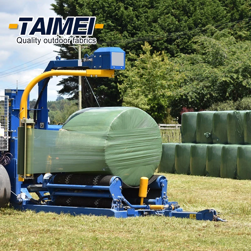 Corn Silage Harvester and Wrapping Plastic Silage Film Agriculture Stretch Film Bale Wrapping Film for Grass Baler