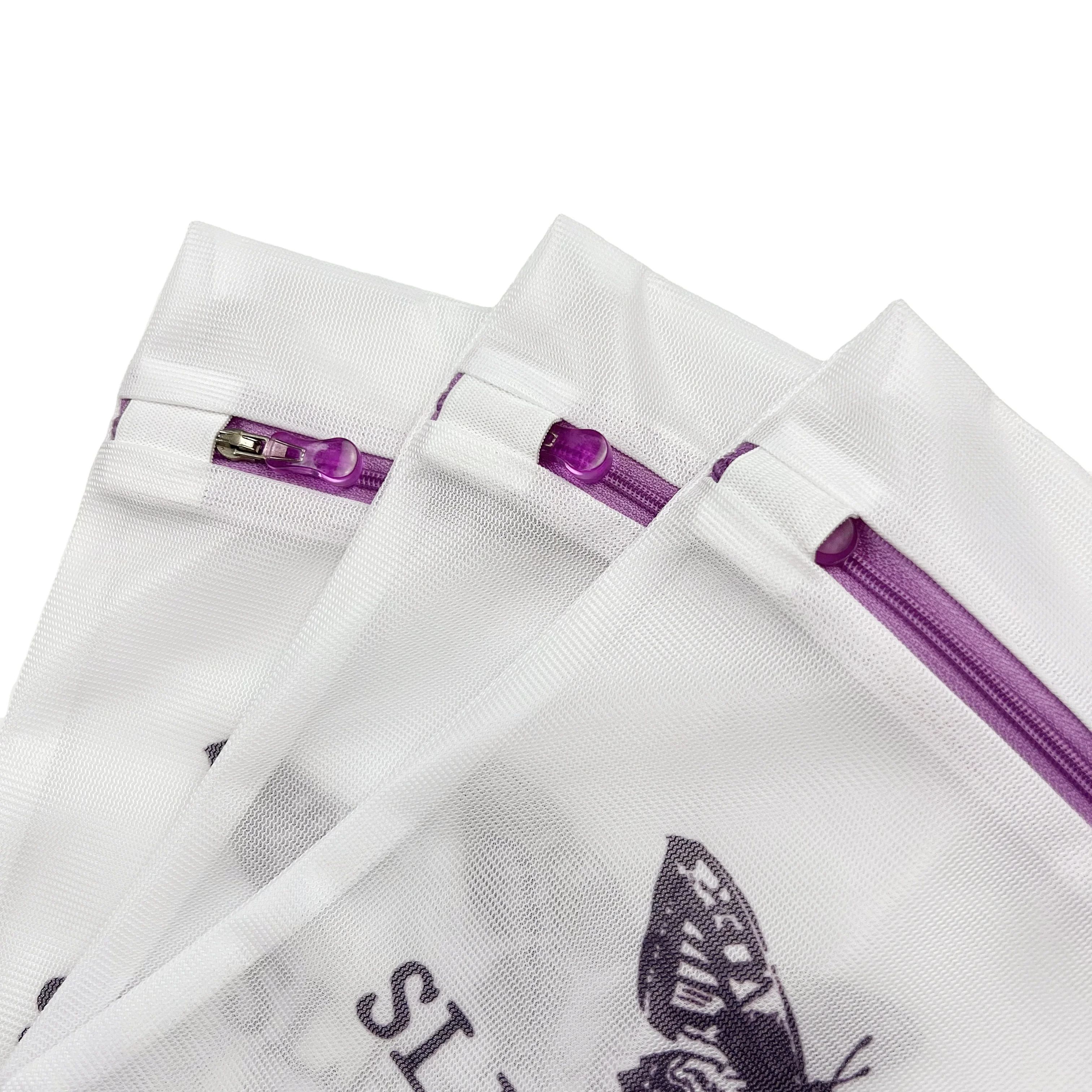 Hot Sale Custom Logo Delicate Wash Laundry Bag Laundry Mesh Bag with Zipper and Logo