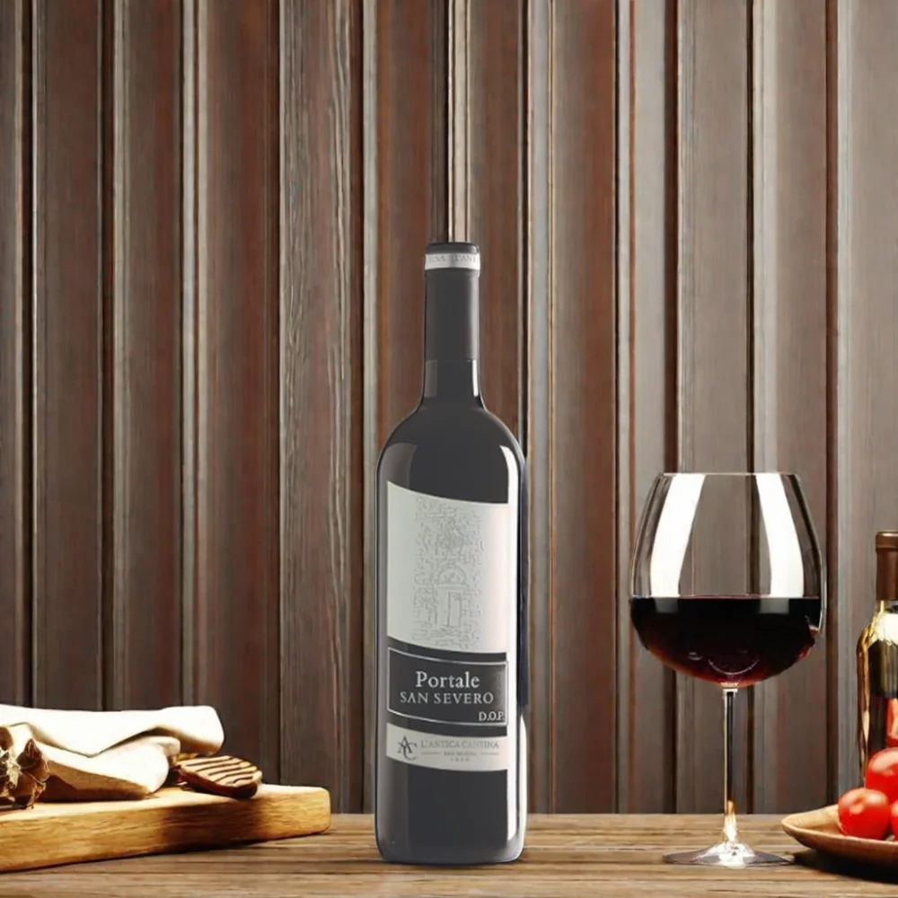 Высококачественная винтажная бутылка San Severo DOP для красного вина изготовленная в Италии коробке с сухим вкусом красивый контейнер цвета