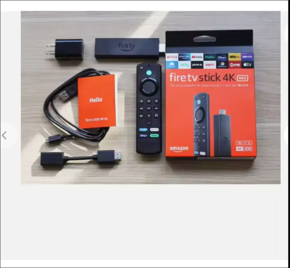 Лучшая Цена со скидкой Amazons Fire TV Stick 4K блестящий качество ТВ и умное домашнее управление бесплатное живое телевидение