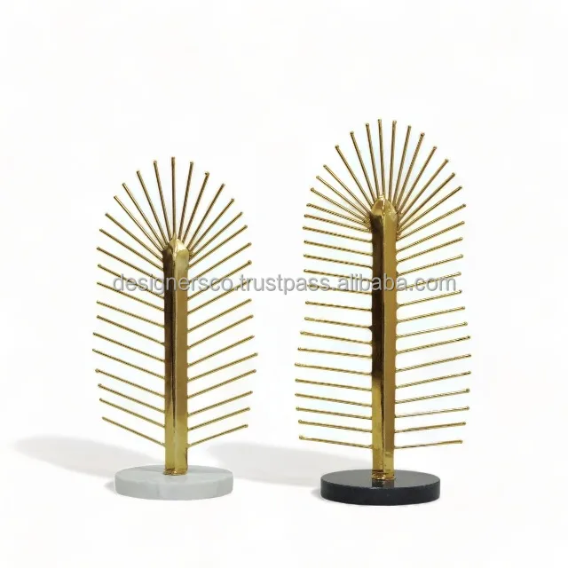 Скульптуры из железа в скандинавском стиле декоративные предметы для дома и стола золотые украшения центральный элемент