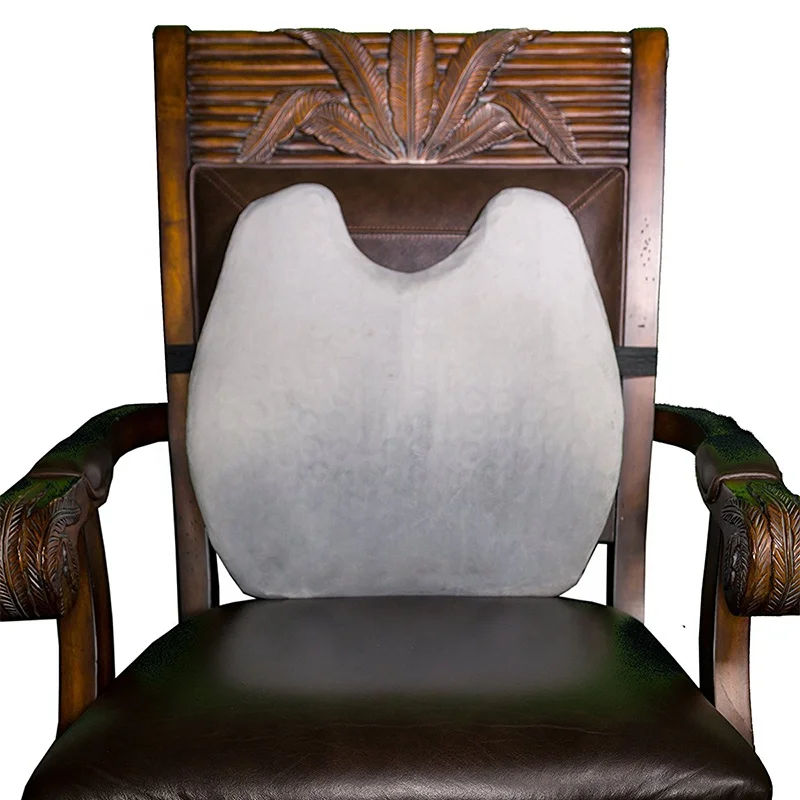 Wholesale ergonomic gel memory foam lumbar pillow office chair car trucker cooling gel waist back pillow for drivers