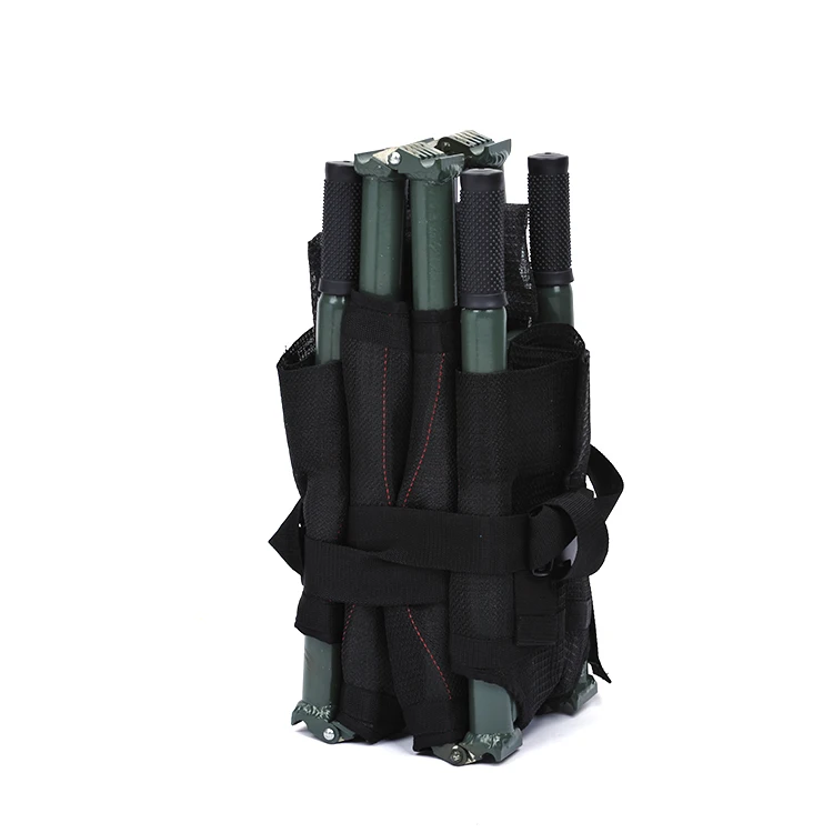 Factory direct foldable patient transfer stretcher with stainless steel board for transferring and carrying.